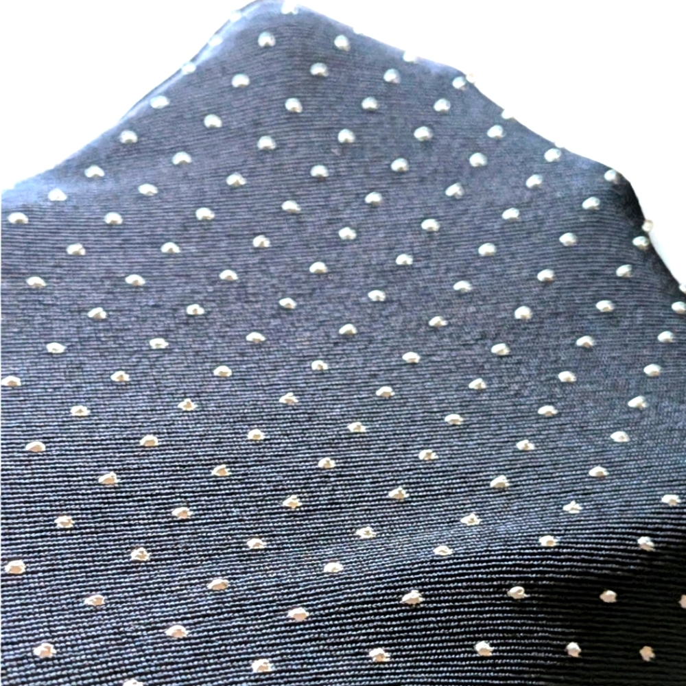 Chico's Dark Blue Black White Polka Dot Tank Top Size‎ 1 Sleeveless Blouse - Picture 4 of 8